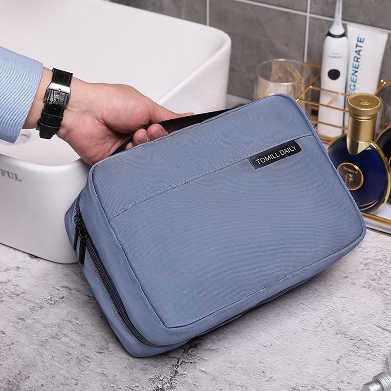 Men's Foldable Waterproof Toiletry Travel Bag with Dry-Wet Separation