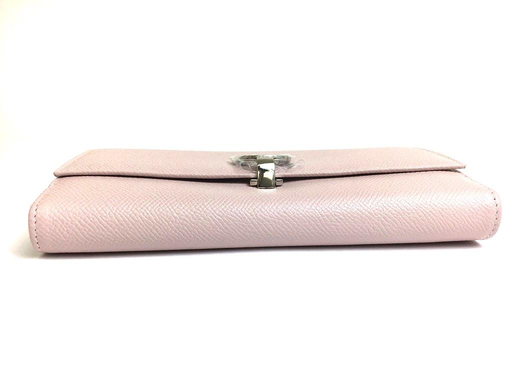 Authentic Saint Laurent Paris Silver YSL Motif Black Leather Long Flap Wallet #a848  Refurbished