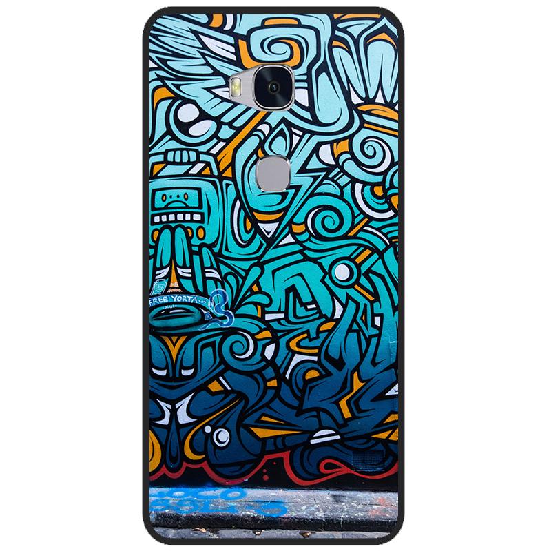 For Huawei GR5 2016 Honor 5X Phone Case Cute Silicone Case For Huawei Honor 5X 5 X Cover KIW-L21 5.5 " Soft TPU Protection Shell