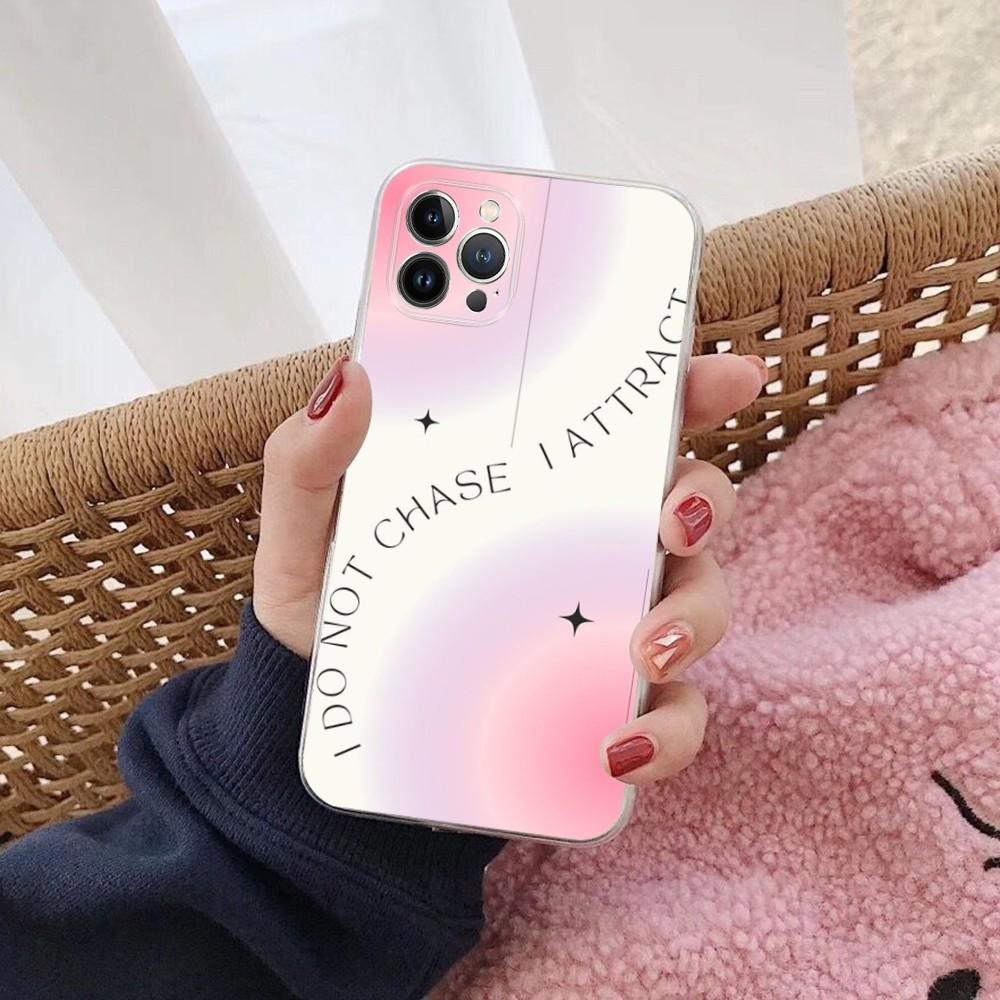 Aura Quotes Phone Case For iPhone 15 14 11 12 13 Mini Pro XS Max Cover 6 7 8 Plus X XR SE 2020 Funda Shell