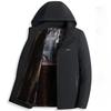 Autumn and Winter Plus Velvet Thickened Winter Jacket Men's Cotton-padded Jacket Detachable Hat Cold Padded Jacket