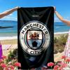 Manchester City FC Print Beach Towel, Versatile Lightweight Absorbent Beach Towel for Pool Surf Yoga Bathroom, Perfect Birthday Holiday Gift