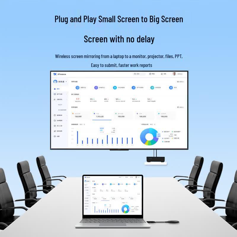 BOEGAM XS3 Wireless HD Screen Mirroring Transmitter (CN Version)