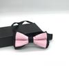 Childrens Fashion Bow Tie With Solid Pattern For Wedding And Performance Use