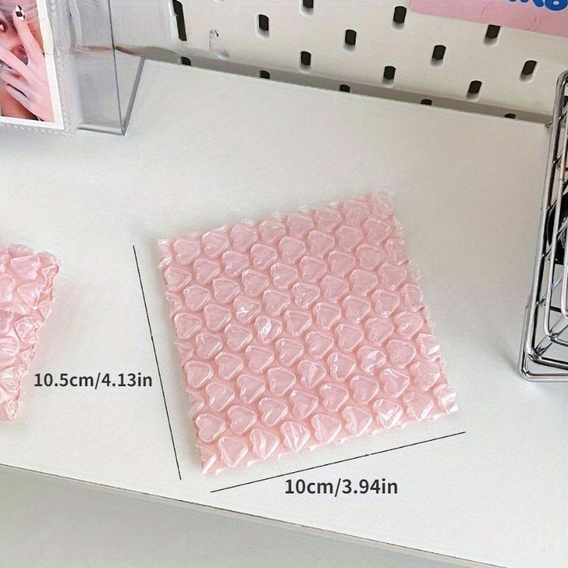 

20 шт., розовая пузырчатая сумка Love, пузырчатая пленка, пузырчатая пленка, маленькая обложка для карт, подарочная упаковка, противоударная и водонепроницаемая сумка