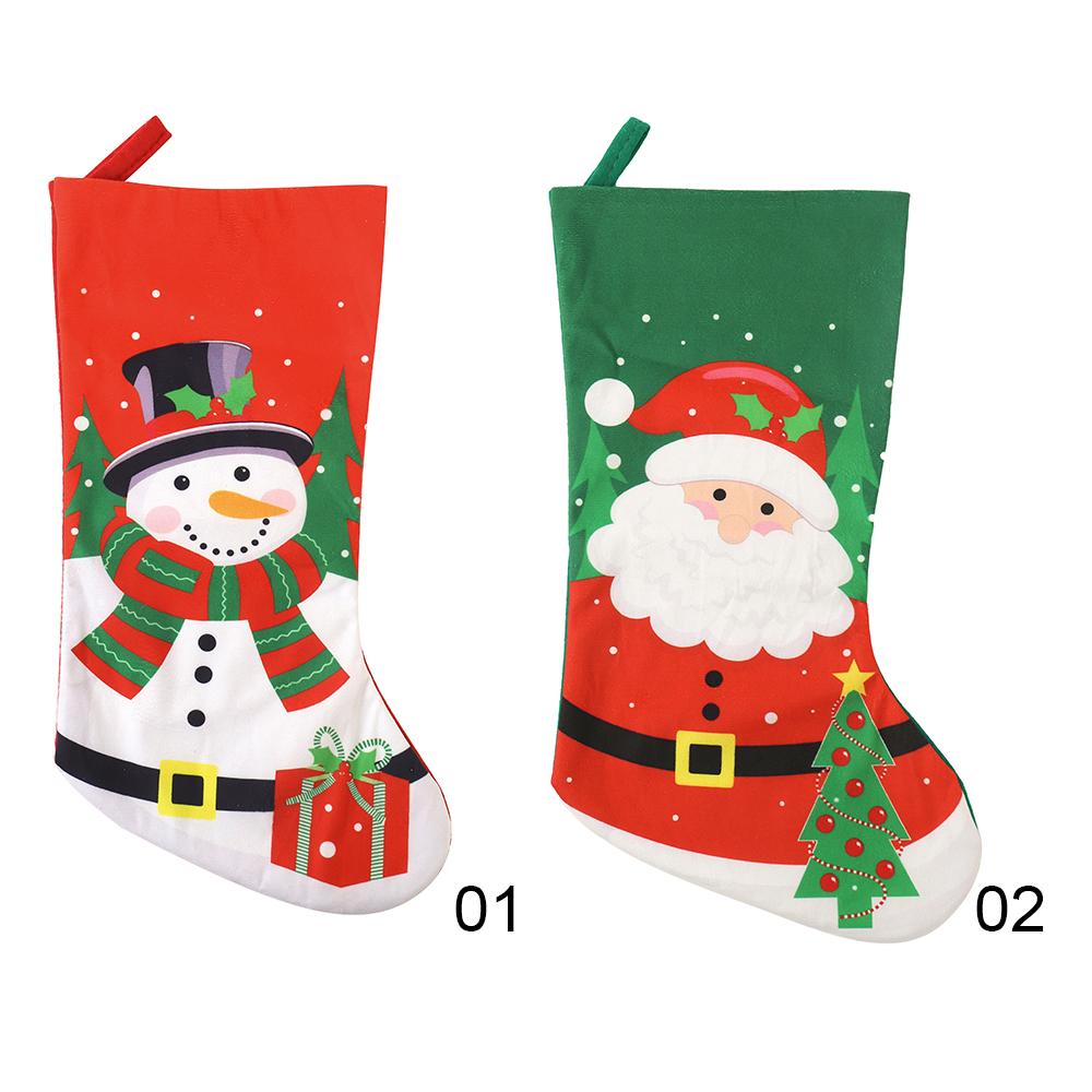 45CM Big Christmas Socks Ornaments Merry Christmas Tree Decoration for Home Decor Gift Bag Xmas Noel Navidad New Year Supplies