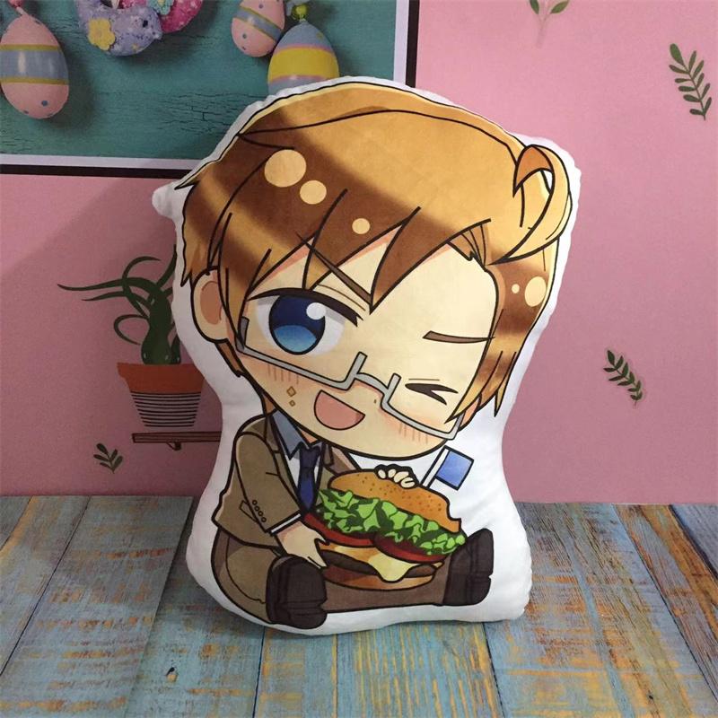 Pingente de Pelúcia Mini Axis Powers Hetalia Anime 10cm - Feliciano Vargas Arthur Kirkland Ivan Brinquedo de Pelúcia Decoração de Bolsa