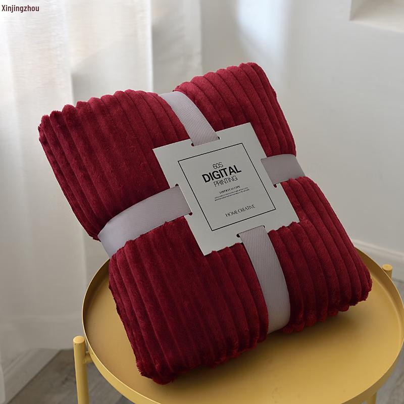 

Xin Jing Zhou Cloud Mink Flannel Ribbed Blanket