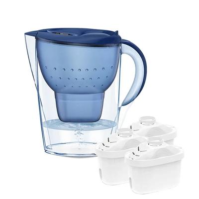3.5L Household Filter Kettle with 3 Filter Device Alkaline Activated Carbon Water Purifier and Timer Clean Non-toxic Filter Wate