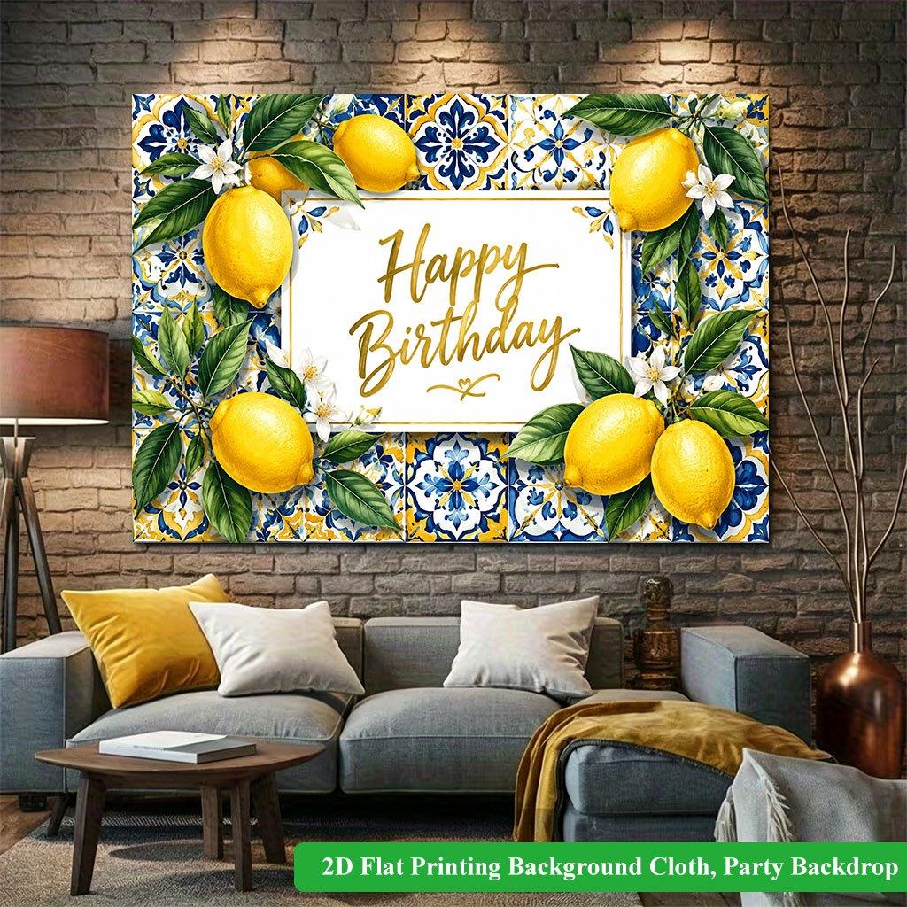 2D Flat Backdrop1pc Floral Backdrop Banner Polyester Wall Decor For Living Room Bedroom Office Outdoor Decor Party Holiday Gift