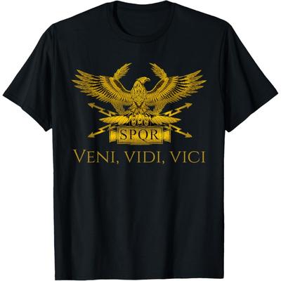 Ancient Roman Legion Eagle - Julius Caesar - Veni Vidi Vici T-Shirt