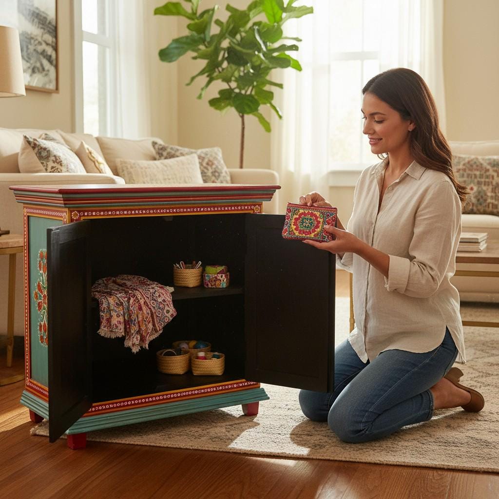 Wooden Painted Bedside Self Cabinet Storage Desk Drawer, Cupboard Nightstand-Wooden Sideboard Home Decor Furniture Side Desk Drawer