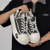 Canvas Shoes Student Black and White Platform Niche Casual Board Shoes X