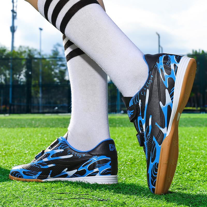 Chłopięce buty piłkarskie gumowa miękka podeszwa dziecięce profesjonalne buty piłkarskie treningowe na sztuczną murawę dla dziewcząt