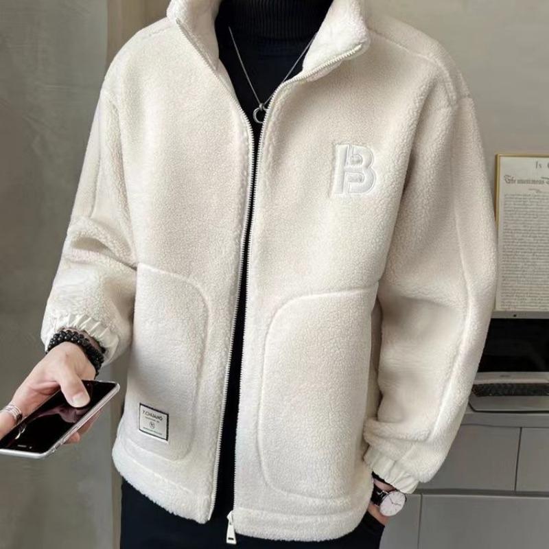 Toamnă și iarnă Nouă haină pentru bărbați căptușită cu lână