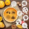 Konsait Thanksgiving Decoration Cookie Stencils, 20 Pack Happy Fall Farmhouse Harvest Give Thanks AutumnTemplate Stencils for Baking Royal Icing Cake