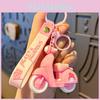 Cinnamoroll Kuromi Melody Soft Rubber Electric Vehicle Keychain For Kids Gift
