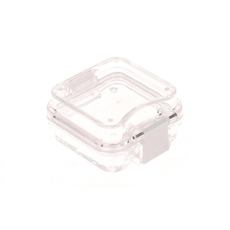 Denture Storage Box With Film Dental Crown And Bridges No Slots Available Tooth Box Plastic Transparent Dentistry Membrane Box