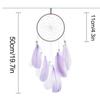 Pink Purple Hanging Drop Feathers Dream Catcher Hangings Fairy Tales Ornaments Girl Gifts Cute Home Decorations Bedroom Decor