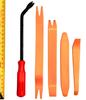 5-piece Set Auto Rivet Panel Removal Clip Clamp Tool Removal Tool Parts (4 Panel Removal + 1 Clip Clamp Tool)