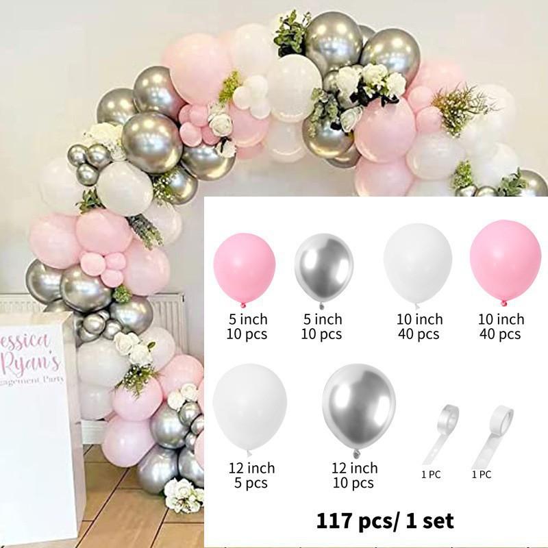 Balloon New Year'S Eve, Birthday Scene Arrangement Balloon Supplies, Wedding Camping Balloon Arch, Balloon Wedding
