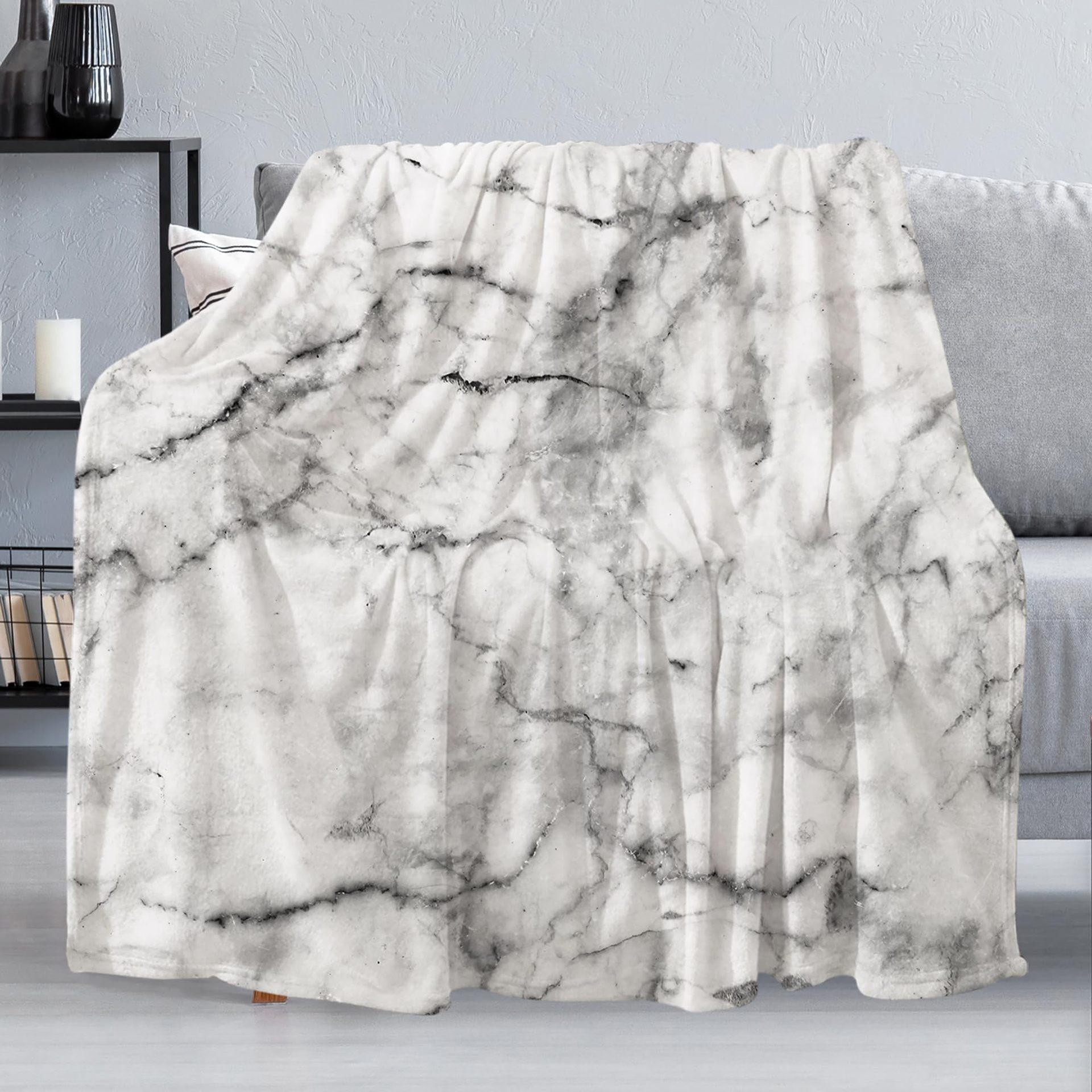 

Marble Blanket Super Soft Flannel Throw Blanket Plush Cozy Lightweight Bed Quilt Blanket Home Decor for Couch Bed Sofa 70x100cm