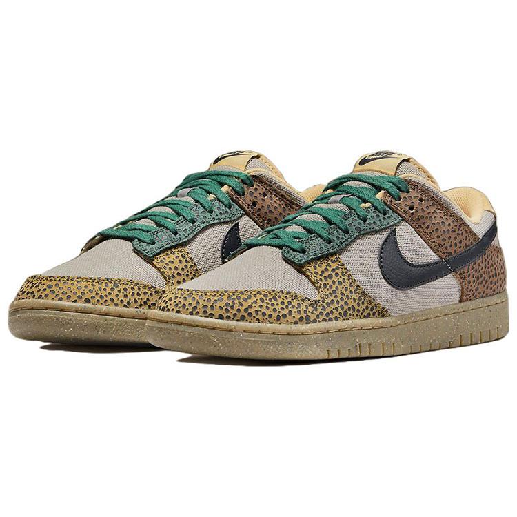 New Nike Dunk Low Safari Golden Moss DX2654-200