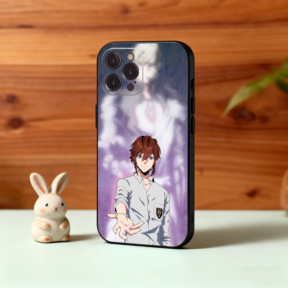 T-The B-Beginning After End Anime Phone Case For iPhone17,16,15,14,13,12Plus,Pro Max,XS,5G Soft Silicone Black Cover