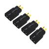 T-Plug TRX Female Connector Adapter Female Connector Adapter RC Connector without Cable (4pcs)