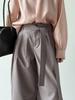Lu Xi Yamamoto Feng Women's High-Waisted Drape Tie-Up Wide-Leg Pants - Early Spring Casual Style (Size 26)
