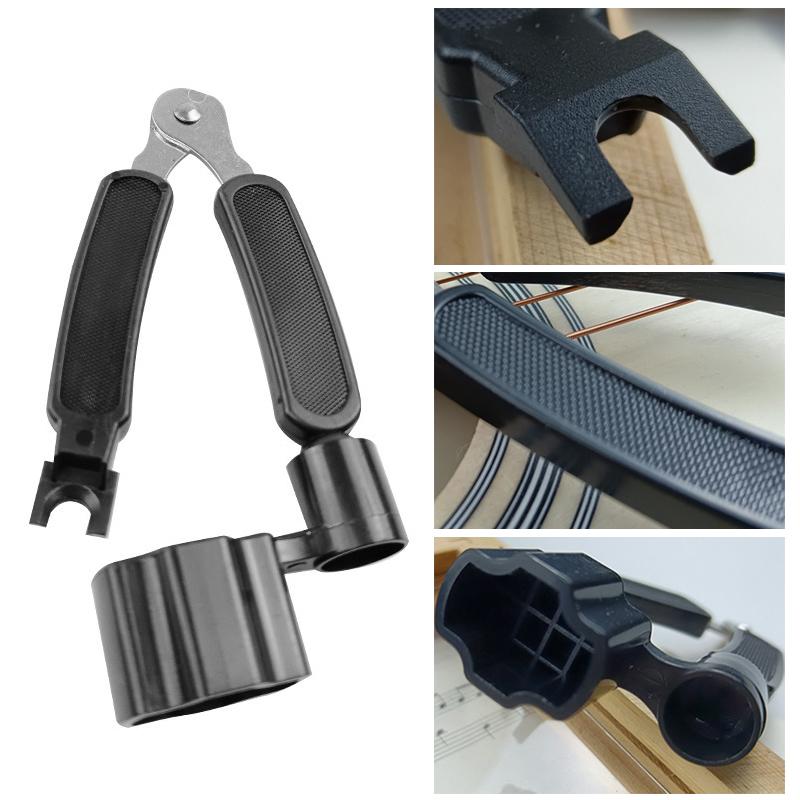Guitar String Changing Parts Set Copper Guitar Strings with 3 IN 1 Multifunctional String Changing Tools for Guitars Ukulele ZYF
