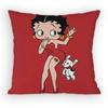 Classic CharacterAnime BBettys Boops Pillow Case Antidustmite Pillowcase Invisible zipper silky short plush Sofa cushion cover