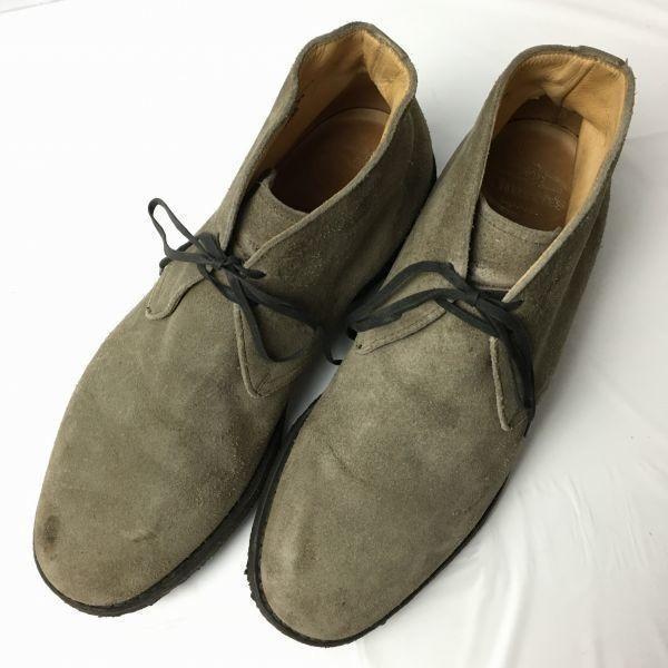 Vintage! Church’s Suede Boots Size 26.527.0 Brown Crepe Sole Vintage Men’s(USED)