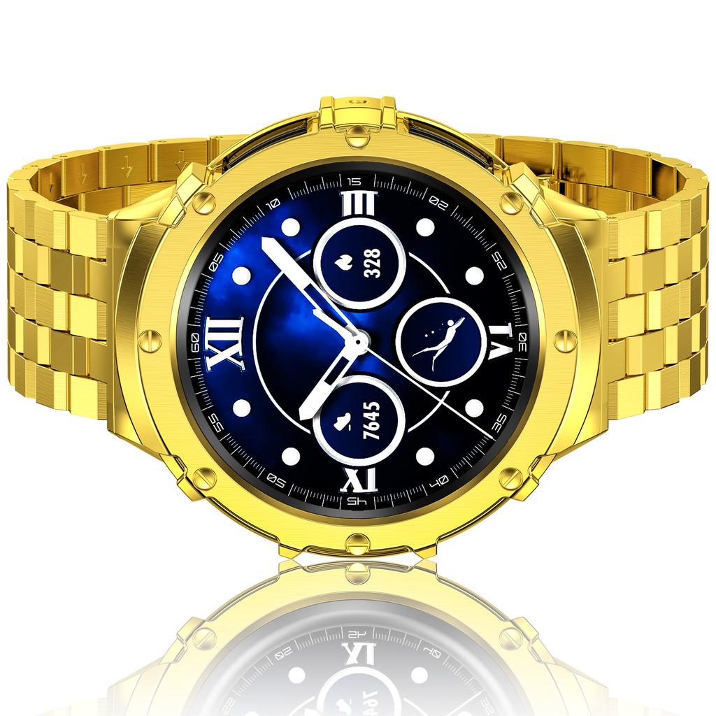 Classic Metal Case+Strap For Samsung Galaxy Watch 5 Pro 45mm Stainless Steel Band Correa Luxury Modification Kit For Samsung Watch 5Pro