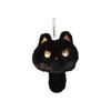 [LOHGOU] Cute Long Tail Cat Charm Keychain Stylish Stuffed Animal Bag Decoration Ladies Birthday Gift