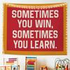 Muted Rainbow Letter Tapestry Wall Hanging Classroom Better With You Inspirational Aesthetic Wall Art Nursery Decor