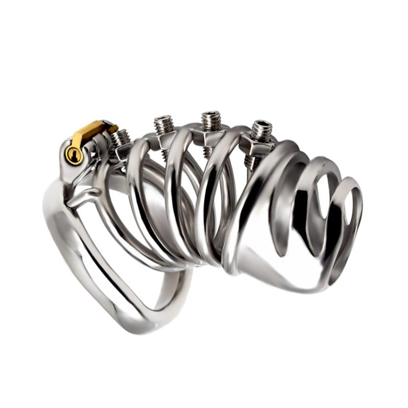 2022 Best Selling FRRK Male Key Holder Lock Penis Chastity Device Environmentally Friendly Cage for Men