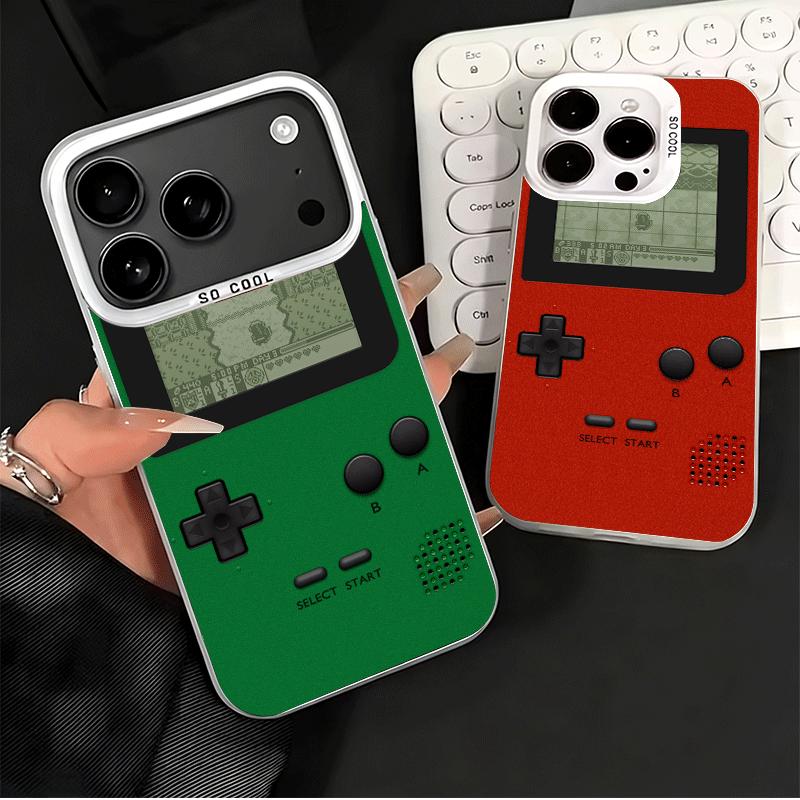 Game Console Trend Pattern Shockproof Phone Case for iPhone 17 Air 16 16E 15 Pro Max 14 Plus 13 Mini 12 Back Cover Anti Fall Fun