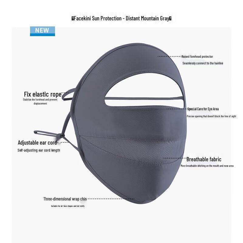 XiHong Ice Silk Sun Protection Face Mask