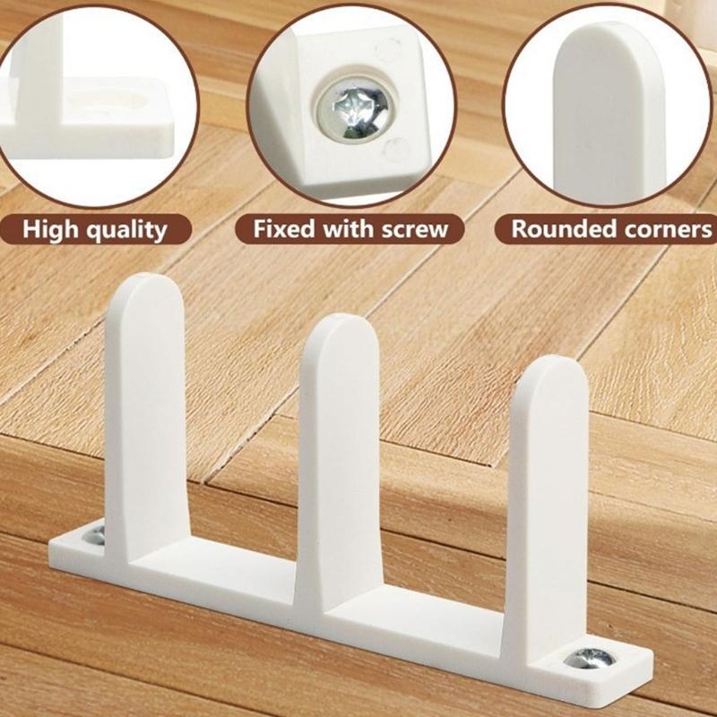 Durability Metal Reinforced Cabinet Track System Universals For Screw Mounted Side Wall Door Easyly Installation
