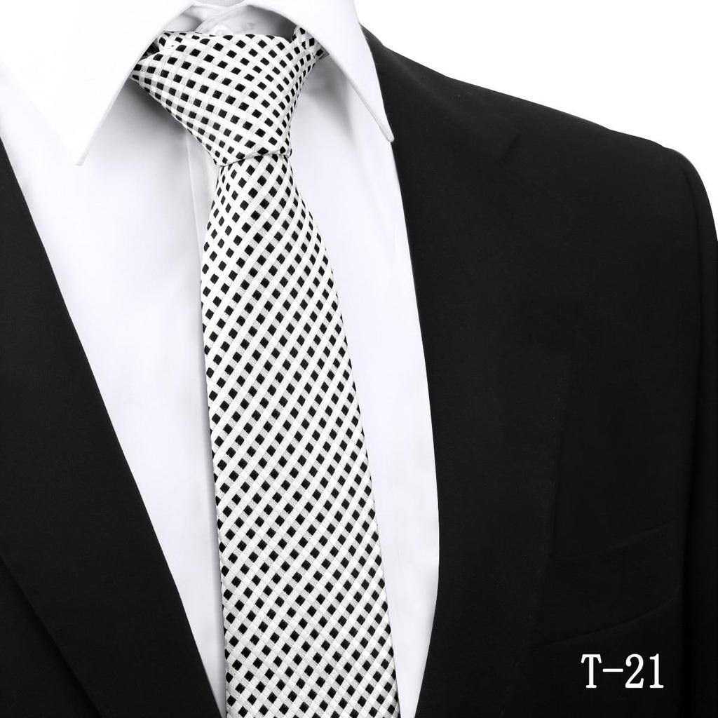 Handmade Paisley Stripe Jacquard Polyester Tie, 7.5cm