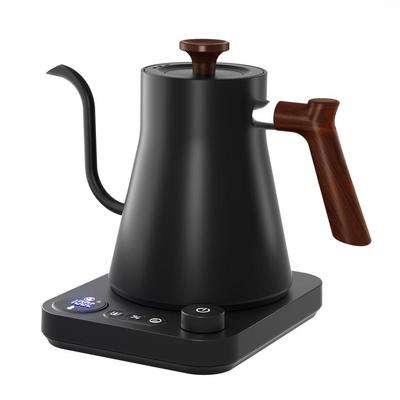 1200W 0.9L Large Capacity NTC Temperature Control Stainless Steel Water Boiler Tea Kettle High Power Electric Gooseneck Kettle