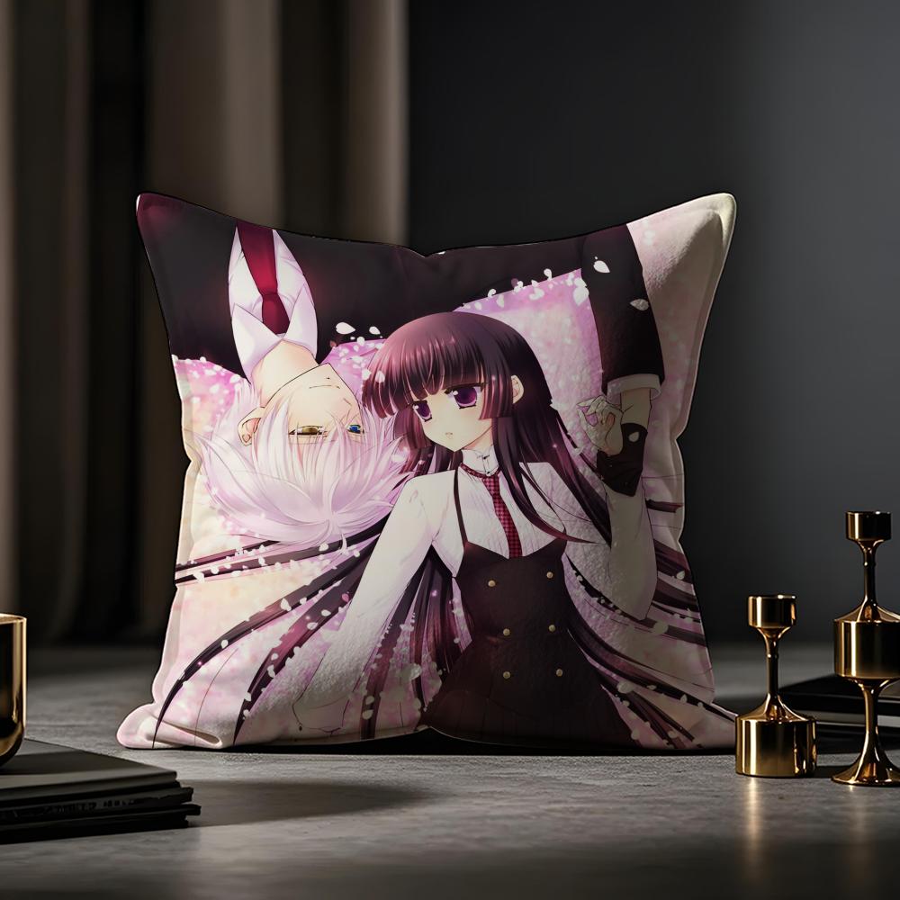 

SSFox Servant SS Cushion Cover Anti-dustmite Pillowcase Invisible Zipper Silky Short Plush Sofa Cushion Cover 30X30cm