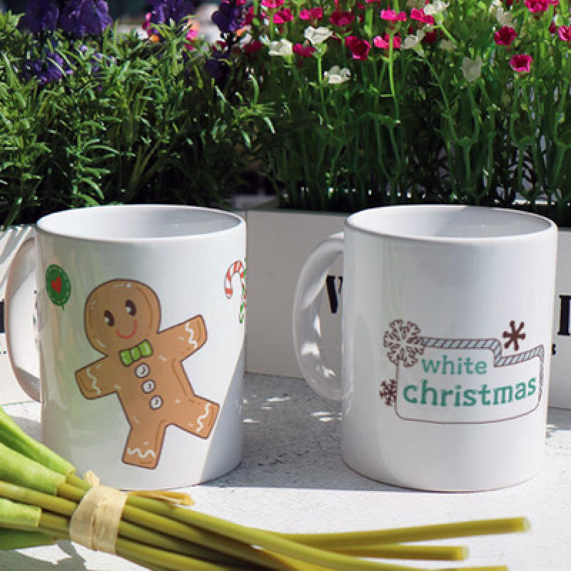 

tf528-Design Mug 2p-Cookie and Snowman