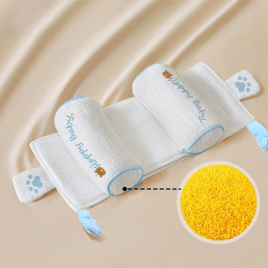Baby Head Shaping Pillow Breathable Headrest Infant Support Pillow Non-Slip Infant Head Cushion