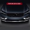 2pcs Chrome Front Fog Light Lamp Lower Bumper Cover Frame Trim Fit for Volvo S90 2017-2019