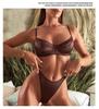 Popular Russia Satin Lingerie: Slim-Fit Anti-Sag Bra Set for Enhanced Shape