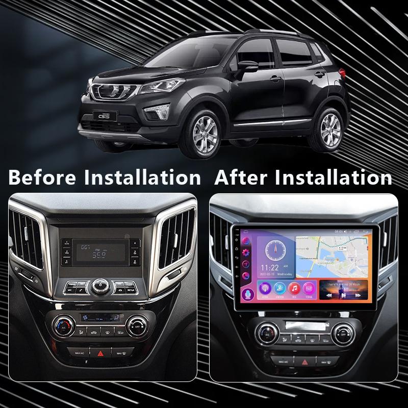 Android  2K Car Radio For Changan CS15 2016 2017-2019 Video Multimedia Bluetooth Player Navigation GPS 4G Carplay Stereo