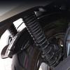 Leichter, wasserabweisender, stilvoller Vintage-Motorrad-Hinterradschutz, entwickelt für NS150GX, für lange Fahrten, einfache Montage