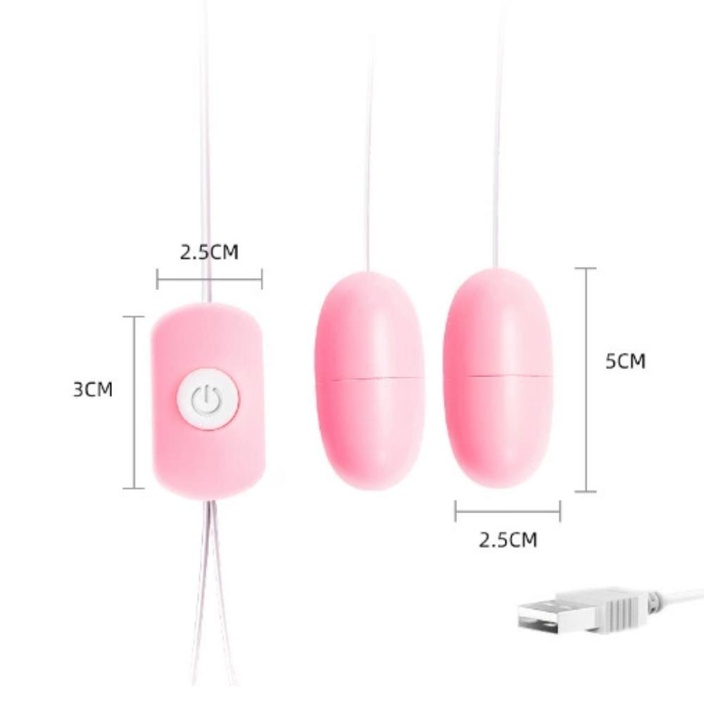 Vagina Massage G Spot Clitoris Stimulator Tongue Oral Licking Vibrator Powerful Sex Toys for Women Double USB Vibrating Egg